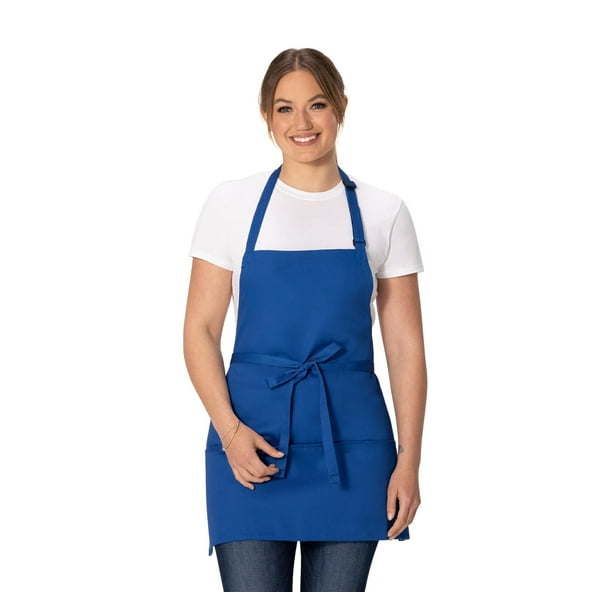 Delantal Chef Works Unisex con Tres Bolsillos Royal Talla Única
