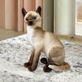 thumbnail image 3 of TISHITA Jouet pour Chat Décoration Maison Réaliste Poupée Chat pour Adolescents Chat Siamois 25cm, 3 of 5