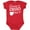 Red, variant on Inktastic Someone in Ohio Loves Me Boys or Girls Baby Bodysuit