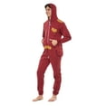 thumbnail image 5 of Men's Sleepwear One Piece Pajamas Unisex Non Footed Playsuit Adult Printed Jumpsuit, 5 of 5