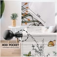 thumbnail image 5 of Eucalyptus Kitchen Curtains 27.5W X 39L Inch 2 Panels Rod Pocket Farmhouse Rustic Botanical Vintage Green Leaf Small Cafe Curtain Plant Bottle Wood Window Drapes Treatment Bathroom Home Decor, 5 of 6