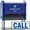 Blue, variant on Call Self-Inking Office Rubber Stamp (Black Ink) - Q-200