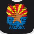 thumbnail image 4 of Inktastic Graffiti Arizona State Flag Boys or Girls Baby Bib, 4 of 4