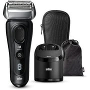 Braun Men's Electric Shaver Series 8 8460cc-V with Washer 3+1 Cut System Sonic Vibration Technology Evening Beard to Zero Electric Shaver [Latest Fall 2022 Model