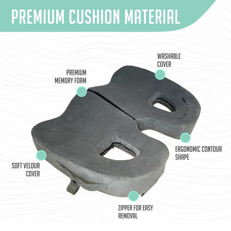 Premium Memory Foam Car Seat Cushion Perfect For Sciatica - Temu