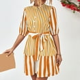 thumbnail image 1 of Robe d'Été for Women 2024 Mode Grande Taille Printemps/ Manches Courtes Robe Décontractée Imprimée Ample Col Rond Robe 50 % de Rabais Liquidation!, 1 of 7