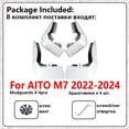 thumbnail image 5 of Para AITO M7 Accesorios 2022 2023 2024 Serie 7 Guardabarros de coche Pintura para hornear Guardabarros Guardabarros Protector Guardabarros Pegatinas contra salpicaduras, 5 of 5