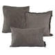 thumbnail image 1 of Set de 3 Cojines Decorativos DICASA Cuadrado Cuadrado Grande y Rectangular Gris Oscuro, 1 of 6