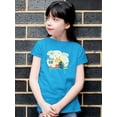 thumbnail image 2 of Nice Day Girl With Birds T-Shirt Juniors -Image by Shutterstock,  Large, 2 of 4