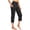 CGJ115-Black, variant on Lumtrix Women'S Bermuda Long Shorts With Pockets High Waisted Stretchy Knee Length Yoga Shorts Walking Athletic Workout Capris Black S