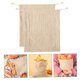 thumbnail image 5 of HEALEEP 2Ud Bolsas De Lino Beige Con Cordón Para Pan Para Almacenamiento Y Transporte Fácil, 5 of 8