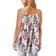 thumbnail image 4 of Mujeres Puls-Size O-Neck Button Chaleco sin mangas Impresión Camiseta corta Sling Tops Pompotops  lopia995845, 4 of 5