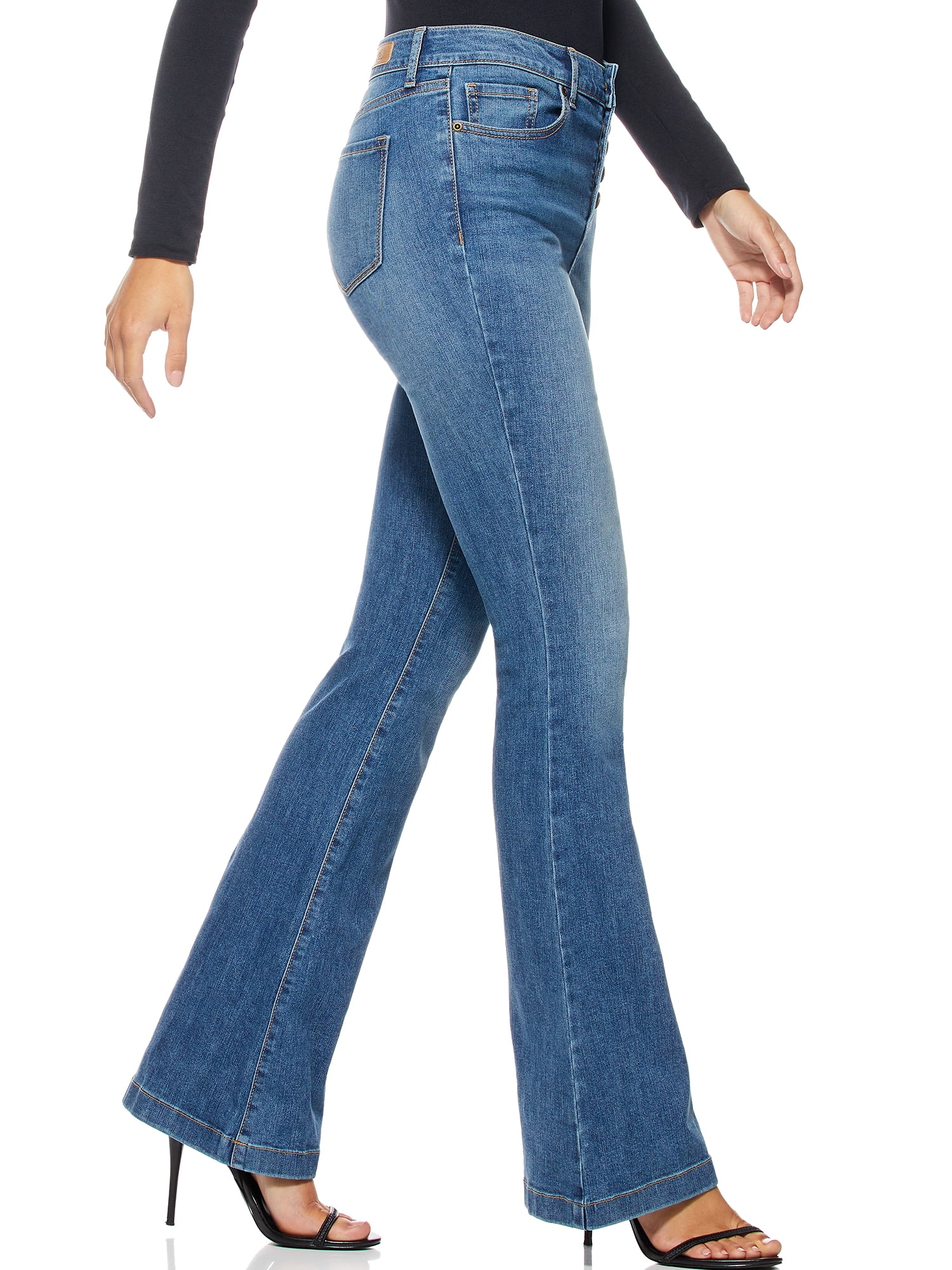 Sofia Jeans Women's Melisa High Rise Flare Jeans