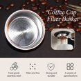 thumbnail image 4 of Metal Coffee Filter Basket for BES880, BES810BSS, BES500 Bambino Plus, BES870XL, BES860XL, BES878, BES450 Bambino, Compatible with Portafilter, 4 of 7