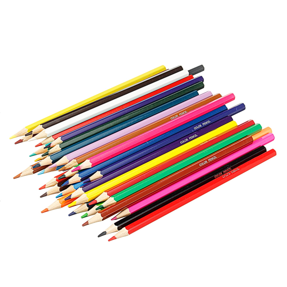 36/48 Colored Pencils Set, Children's Painting Pencils, Soft WaxBased