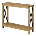 thumbnail image 2 of Convenience Concepts Table Console Durango Finition Bois Chêne Clair, 2 of 9