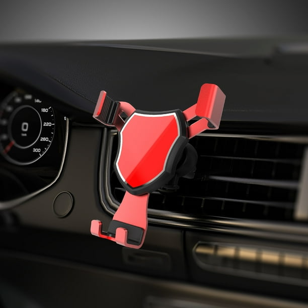 Xihbxyly Principal So Porte para Telecoche con Espejo de Aleación Ligera, Soporte para Teléfono de Coche con Navegación, Almohadilla Engrosada