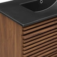thumbnail image 4 of Modway Render Meuble-Lavabo de Salle de Bain Mural de 36 Pouces en Noyer Noir, 4 of 9