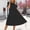 B203 Black plus size summer dresses Clearance Under $5, variant on Cagogo Women's Summer Tiered Flowy Swing A Line Long Maxi Pleated Sun Dress Beach Party Dress Casual Loose Short Sleeve Crew Neck Sexy Black Vestidos Casuales Para Mujer