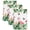 Pink, Green, White, variant on Pink Flamingo Kitchen Towels Set of 1, Summer Tropical Palm Leaves Butterflies Absorbent Dish Towels for Kitchen, Microfiber Hand Towel, Quick Drying Tea Towel for Cleaning Decorative Dishcloths