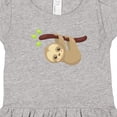 thumbnail image 4 of Inktastic Cute Sloth, Little Sloth, Baby Sloth, Lazy Sloth Girls Toddler Dress, 4 of 5