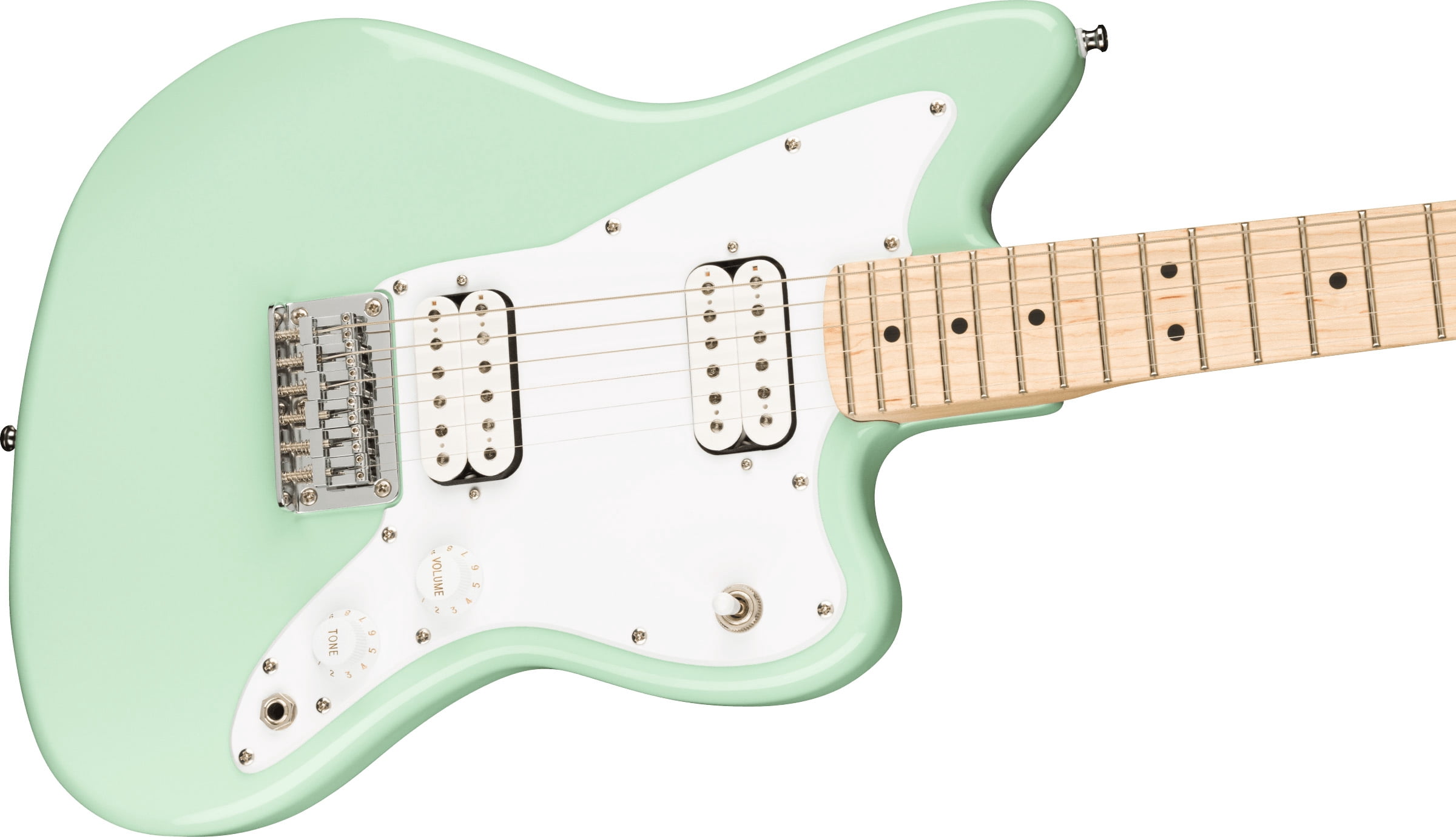 Fender Squier 3/4-Size Kids Mini Jazzmaster HH - Surf Green w/ Cable