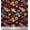 Black, variant on Soimoi Black Cotton Duck Fabric Dot,Sunflower & American Robin Bird Print Fabric by Yard 42 Inch Wide