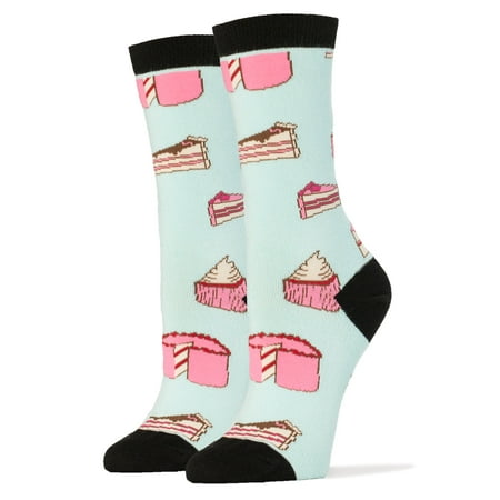 

OoohYeah Womens Novelty Funny Crew Socks Colorful Cotton Dress Socks Cake Party