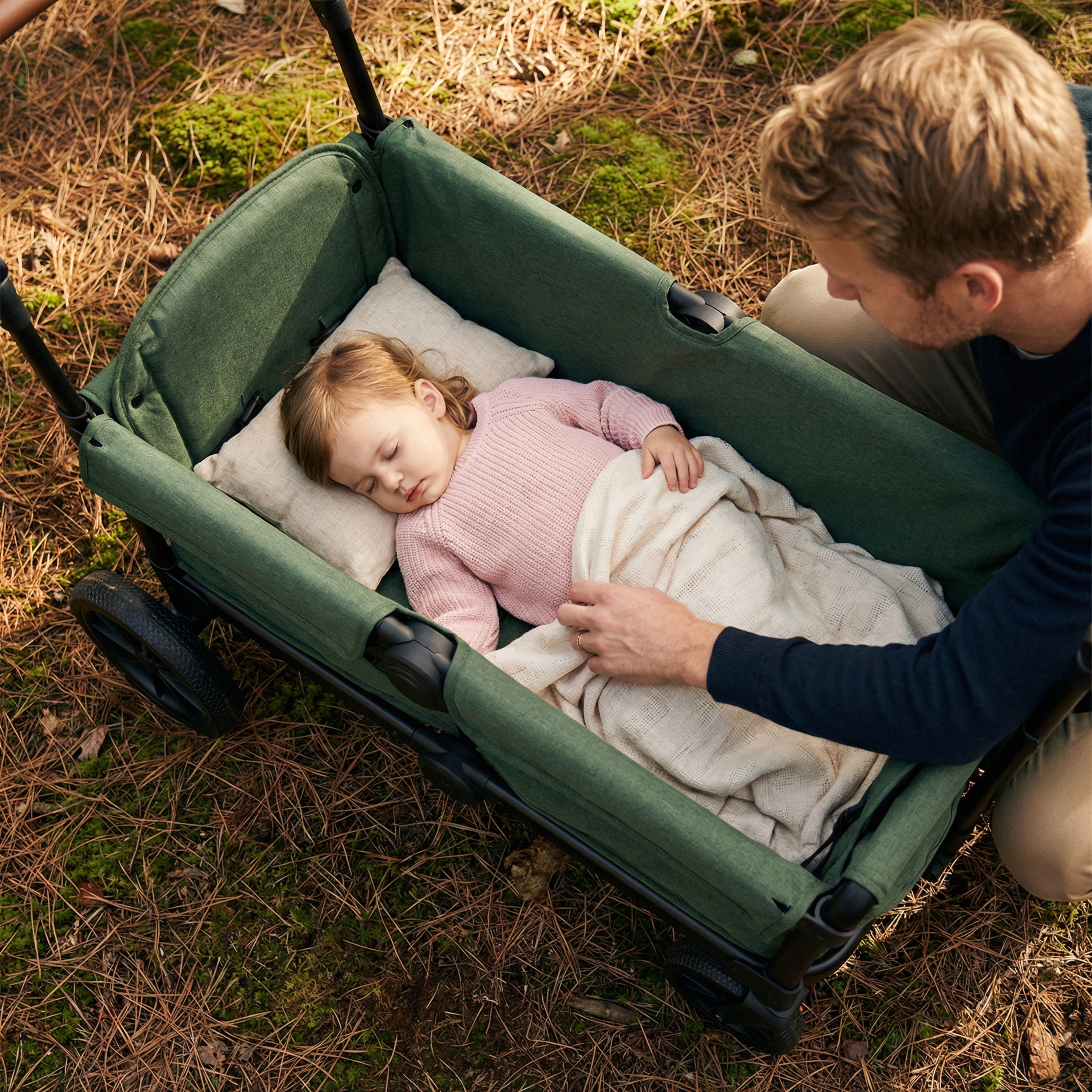 Evolur TrailBlazer Wagon Stroller, Green