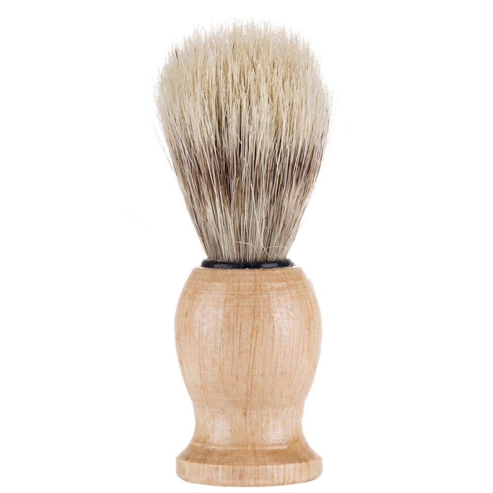 TUTUnaumb Men Shaving Bear Brush Best Badger Hair Shave Wood Handle Razor Barber Tool Beauty & Health Makeup On Sale