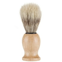 Beessbest Shaving Brush for Men Shave Using Shaving Cream & Soap, Wood Handle Hair Salon Shave Brush, Handmade Pure Hair Brush with Natural Wood Handle for Men Traditional Wet Shaving