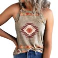 thumbnail image 4 of Mujeres Sexy Gradiente Sin Mangas Yoga Camisetas Verano Loose Fit Athletic Pullover Chaleco Fridja qr194, 4 of 7