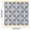 thumbnail image 7 of REGALWOVEN Cotton Washcloths, Absorbent and Lightweight Face Towel for Hotel, Bathroom 13' x 13' Leaf-Pattern 4 Pack, 7 of 7