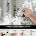 thumbnail image 6 of Shower Squeegee 10Inch Stainless Steel Window Squeegee with 2 Hooks Lightweight Shower Wiper Multi Purpose Window Mirror Squeegee Bathroom Cleaning Tool for Window Glass Tile Cleaning, 6 of 11