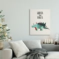 thumbnail image 2 of Stupell Indtries Merry Christmas Dinosaur Tree T-Rex With Ornaments Canvas Wall Art, 30 x 30, Design by Zirk Design, 2 of 6