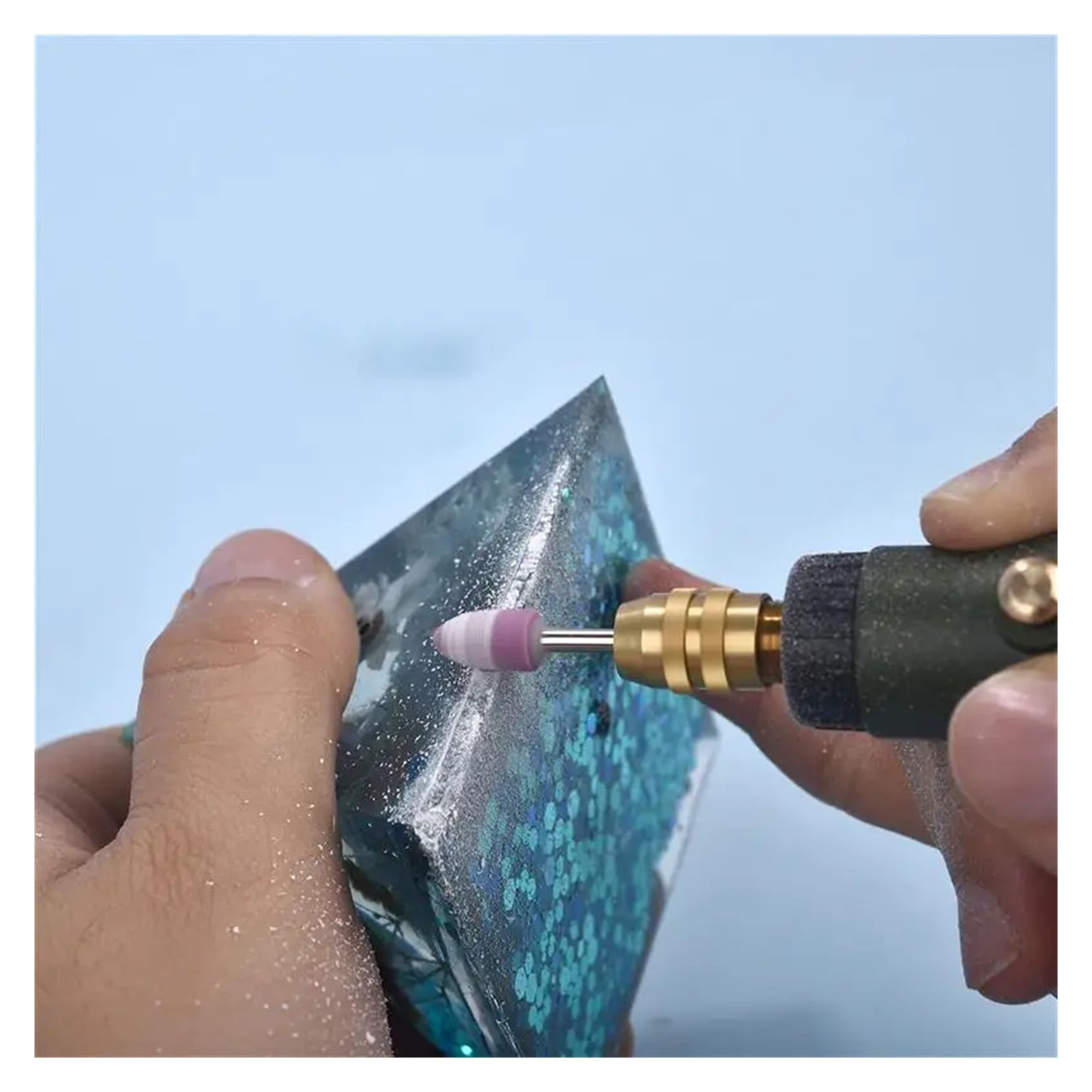 Mini Electric Drill Set Jewelry Equipment DIY Epoxy Resin Jewelry Making Tool Kit For Bead Wood Resin Craft Polishing Drill