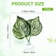 thumbnail image 3 of Uxcell 3-Pack Almohadilla de Hoja para Pez Betta Plástico, Simulando el Hábitat Natural Hamaca para Cría [Forma de Fittonia, Verde], 3 of 7
