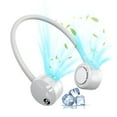 thumbnail image 2 of Wovilon Usb Portable Neck Hanging Fan Cold Fan Handheld Rechargeable Mute Sports Fan 5-Speed Adjutable Prevent Pinching Hair, 2 of 4