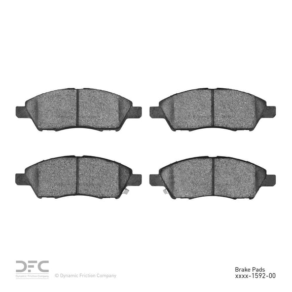 Dynamic 1551-1592-00 DFC 5000 Advanced Brake Pads - Ceramic Fits select: 2012-2019 NISSAN VERSA, 2014-2019 NISSAN VERSA NOTE