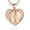 3D-Rose Gold, variant on 3D Footprint Cremation Urn Pendant Urn Necklace for Ashes Heart Shape Stainless Steel Mini Urns Jewelry