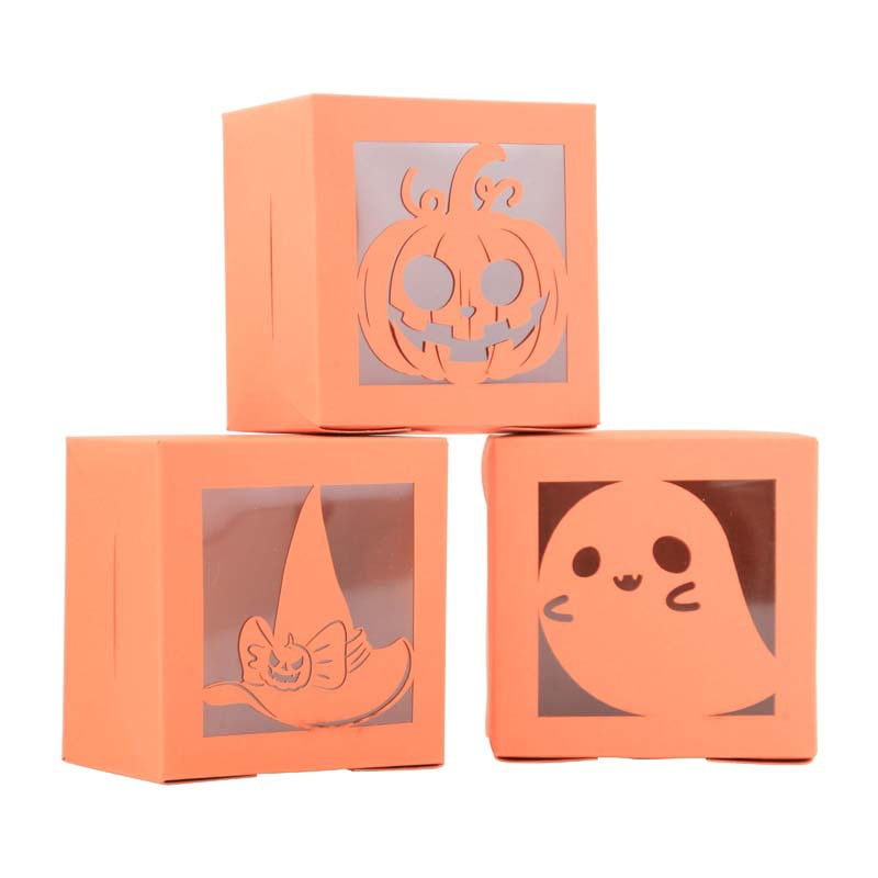 Hemoton 30pcs Halloween Themed Gift Box Empty Halloween Gift Box