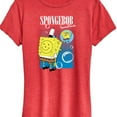 thumbnail image 3 of Spongebob Squarepants - Bubbles - Women's Short Sleeve Graphic T-Shirt, 3 of 6