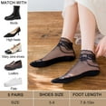 thumbnail image 3 of 5 Pairs Women's Lace Ankle Socks Mesh Lace Fishnet Ankle Socks for Girls Accessories Dress, 3 of 7