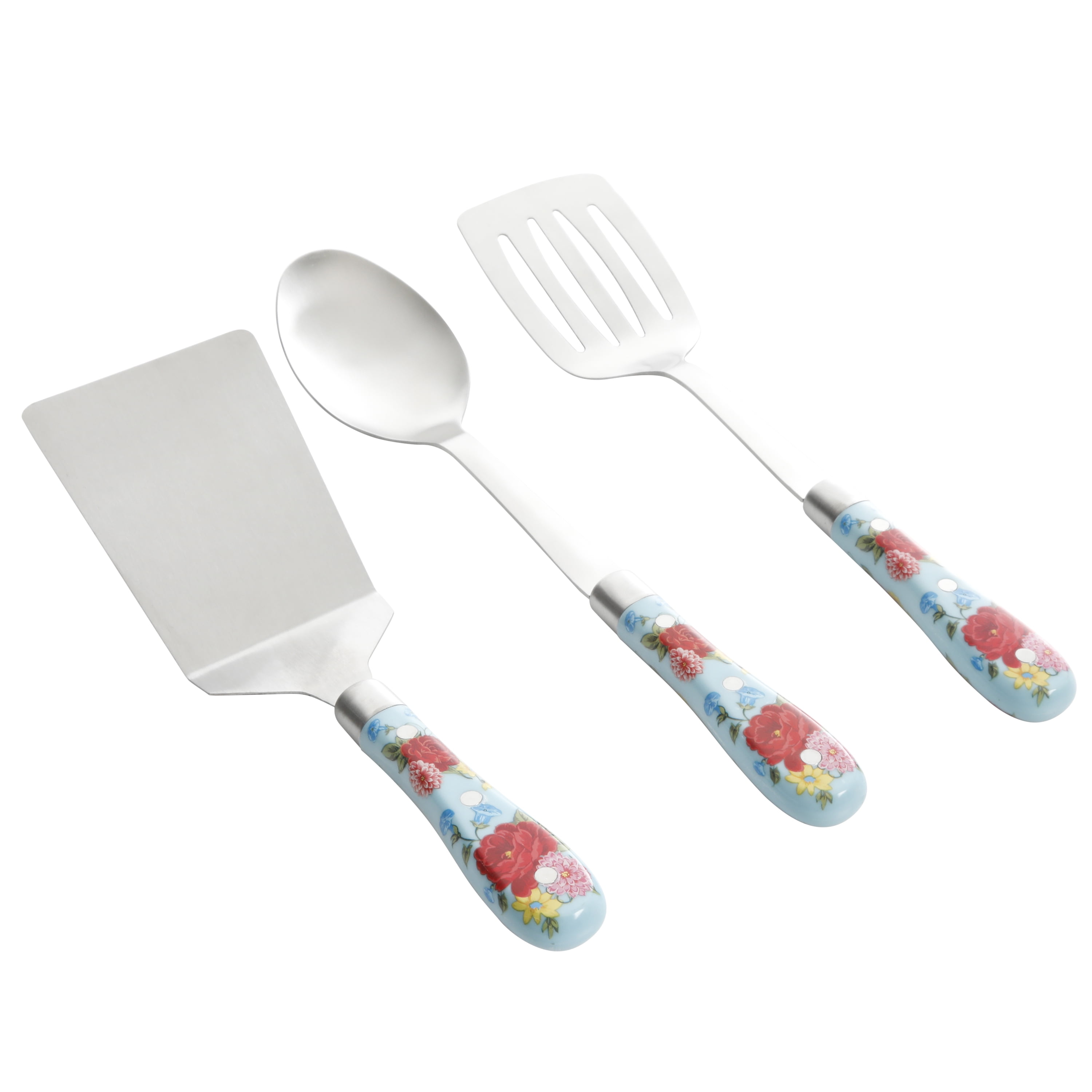 The Pioneer Woman Sweet Rose 8-piece Mini Silicone Kitchen Tools