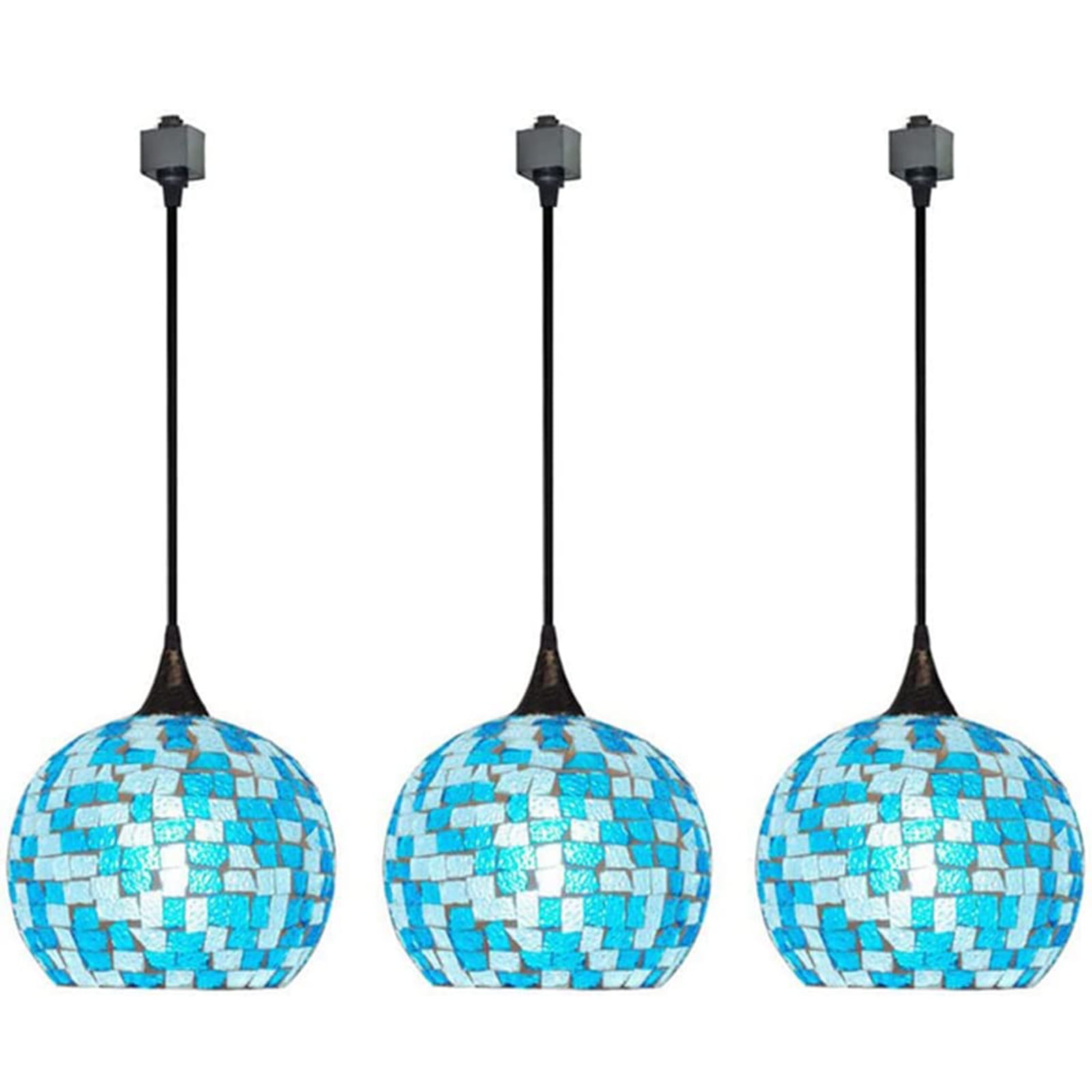 Kiven J Track Pendant Lightning, 3 Lights Modern J Track Light Heads