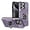 Purple, variant on Case for iPhone 16 Pro Max,TPU PC [Built-in Magnetic Kickstand] with Card Holder Dual-Layer Design Heavy Duty Shockproof Protection Phone Case for iPhone 16 Pro Max,6.9 Inch 2024 (Black)