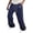 Navy, variant on Summer Men Sweatpants Joggers Straight Pants Neutral Breathable Loose Outdoor Quick Drying Fabric Fitness pants Casual Trousers Navy M