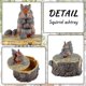 thumbnail image 2 of Outdoor Ashtrays for Cigarettes Cute Resin Squirrel Ashtray with Lid for Home and Garden, 2 of 5