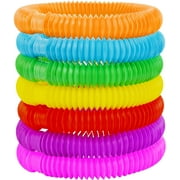 TekDeals 12PCS Pop Tube Sensory Fidget Toys Kids Adults Stress Relief & Anti Anxiety Toy