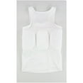 thumbnail image 2 of Adidas Mens Padded Compression Tank Top, White, Big & Tall, XLT, 2 of 2